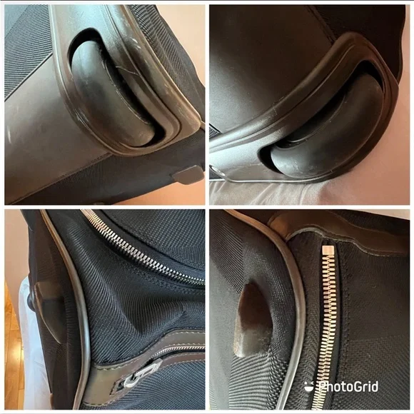 Authentic Louis Vuitton Damier Geant Eole 60 Rolling Duffle Bag + COA - Picture 11 of 15